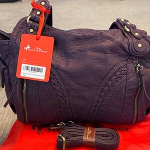 Montana West Deep Purple Shoulder Bag